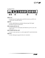 Предварительный просмотр 8 страницы CYP AU-D820S Operation Manual