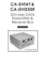 CYP CA-DVI250R Operation Manual preview