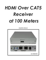 Preview for 1 page of CYP CA-HDMI100R Operation Manual