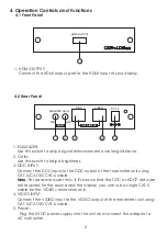 Предварительный просмотр 4 страницы CYP CA-HDMI150R Operation Manual