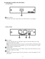 Preview for 4 page of CYP CA-HDMI50R Operation Manual