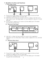 Предварительный просмотр 7 страницы CYP CA-USB100R Operation Manual