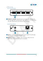 Preview for 9 page of CYP CA-USBL70R Operation Manual