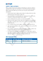 Preview for 4 page of CYP CDB-6HP Operation Manual