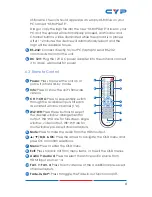 Preview for 9 page of CYP CDPS-41SQN Operation Manual