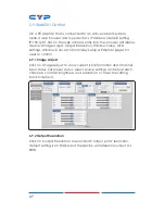 Preview for 31 page of CYP CDPS-4S2HSS Operation Manual