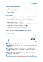 Предварительный просмотр 7 страницы CYP CDPS-CS4 Operation Manual