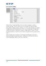 Предварительный просмотр 22 страницы CYP CDPS-CS4 Operation Manual