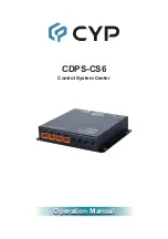 CYP CDPS-CS6 Operation Manual preview