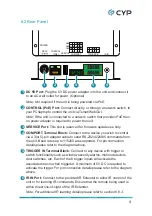 Preview for 9 page of CYP CDPS-CS6 Operation Manual