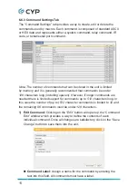 Preview for 16 page of CYP CDPS-CS6 Operation Manual