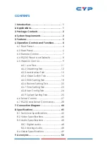 Preview for 5 page of CYP CDPS-P311R Operation Manual