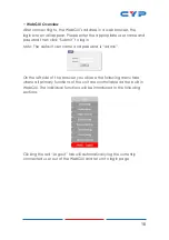Preview for 15 page of CYP CDPS-P311R Operation Manual
