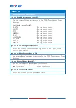 Preview for 42 page of CYP CDPS-P311R Operation Manual