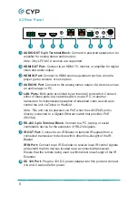 Preview for 10 page of CYP CDPS-P314EDC Operation Manual