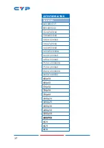 Предварительный просмотр 22 страницы CYP CDPS-U2HPIP Operation Manual