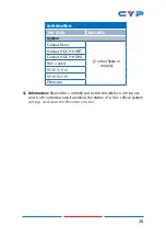 Предварительный просмотр 33 страницы CYP CDPS-U2HPIP Operation Manual