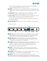 Preview for 9 page of CYP CDPS-U42HPIP Operation Manuals