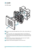 Preview for 12 page of CYP CDPW-K1 Operation Manual