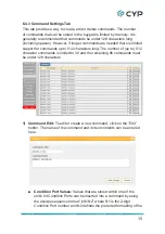 Preview for 21 page of CYP CDPW-K1 Operation Manual