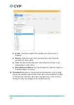Preview for 28 page of CYP CDPW-K1 Operation Manual