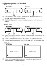 Предварительный просмотр 7 страницы CYP CDVI-301RX Operation Manual