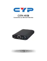 Preview for 1 page of CYP CETH-4USB Operation Manual