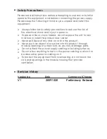 Preview for 4 page of CYP CH-1106RX Operation Manual