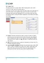 Preview for 14 page of CYP CH-1539TXPLPD Operation Manual