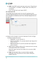 Preview for 16 page of CYP CH-1539TXPLPD Operation Manual