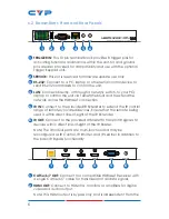 Preview for 10 page of CYP CH-2535RX Operation Manual