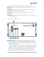 Preview for 11 page of CYP CH-2535RX Operation Manual