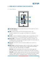 Preview for 9 page of CYP CH-2537TXWPUS Operation Manuals