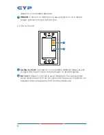 Preview for 10 page of CYP CH-2537TXWPUS Operation Manuals