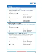 Preview for 29 page of CYP CH-2537TXWPUS Operation Manuals