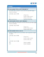 Preview for 31 page of CYP CH-2537TXWPUS Operation Manuals