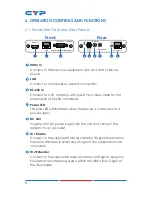 Предварительный просмотр 8 страницы CYP CH-507RX Operation Manual