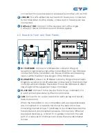 Preview for 9 page of CYP CH-507TXWPBD Operation Manual