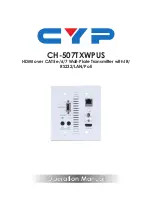 CYP CH-507TXWPUS Operation Manual preview