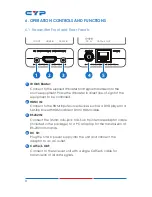 Preview for 8 page of CYP CH-513RXL Operation Manual