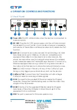 Preview for 8 page of CYP CH-526RX Operation Manual