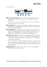 Preview for 9 page of CYP CH-527RXVBD Operation Manual