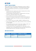 Preview for 4 page of CYP CHDBX-1H1CE Operation Manual