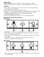 Preview for 2 page of CYP CHDMI-4 Operation Manual