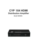 CYP CHDMI14 User Manual preview