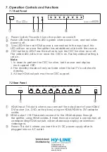 Предварительный просмотр 8 страницы CYP CLUX-18CEC Operation Manual