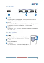 Предварительный просмотр 9 страницы CYP CLUX-31N Operation Manual