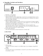 Предварительный просмотр 4 страницы CYP CLUX-41AT Operation Manual