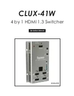 CYP CLUX-41W Operation Manual предпросмотр