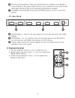 Preview for 5 page of CYP CLUX-4S2 Operation Manual